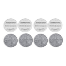 8Pcs Electric Mop Pad for GOBOT Floor Scrubber Pad for Home Kitchen Hardwood Dust Floor Cleaning