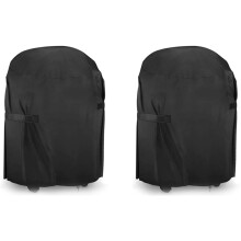 2X BBQ Cover, Waterproof Barbecue Grill Cover with PVC Coating Outdoor Oxford Fabric Windproof, Rip-Proof,UV Resistant