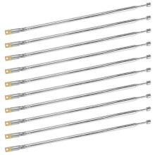 10X Replacement 60cm 4 Sections Telescopic Antenna Aerial for Radio TV