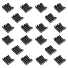 20Pcs Li-Ion DIY Battery Plastic Case Holder for 4X3.7V 18650 Battery