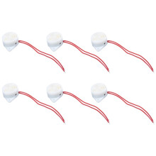 6X Beep AC 220V Buzzer Wired Power Supply 2 Alarm Wheel