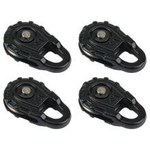 4X RC Auto Metalen Lier Sleepkabel Snatch Blok voor 1:10 RC Crawler Axiale SCX10 90046 TRX4 D90 TF2 MST