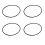 4Pcs Suitable for  Deebot De55 / 53Dn55 / 520 / T5 Sweeping Robot Accessories Motor LDS Belt 1