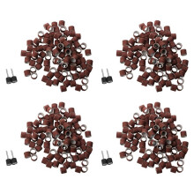 400Pc 1/2 inch Sanding Bands Kit with 8 Sanding Drum Mandrel for Rotary Tools