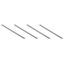 4X Edelstahl 60 cm 23,6 Zoll langes gerades Lineal