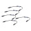 5X  Remote Controller 12A 12V-24V Dimmer for LED Tape Strips Monochrome Controller 1