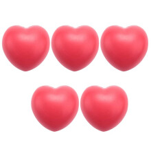 5X Heart Stress Reliever Red