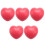 5X Herz Stress Helfer  Rot 1