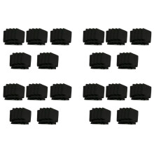 Bulk Can Coolers (100-Pack) Blank Foam Sleeves Plain Soft Insulated Blanks for Soda, Beer, Water Bottles (Black)
