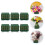 6Pièces Base Éponge Verte Pour Fleurs Fraîches 4