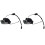 2X BK21-V219A65-DK Car Front Left Door Lock Mechanism for  Transit Custom 2012 with Cable . 2