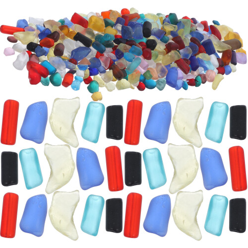 1Set Aquarium River Rocks Natuurlijke Look 1