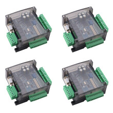 4X FX3U-14MR PLC Industrial Control Board 8 Input 6 Output Programmable Control Relay Output, 24 V PLC Control