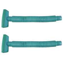 2X Tuyau D'Extension Universel pour Ventilation de Climatisation de Voiture, Tuyau de Sortie Télescopique pour Climatiseur Automatique, Vert