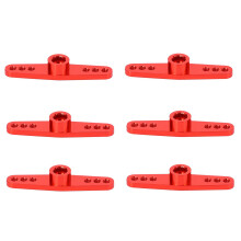 6X 25T Steering Servo Arm Horn Metal Parts Double Steering Arm for Futaba