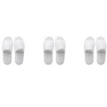 Spa Slippers, 15 Pairs Open Toe Toe Disposable Slippers Fit Size for Men and Women for Hotel Home Guest Used