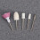 5St Slijpkoppen Wit Kit Voor Nail Art Tools 9