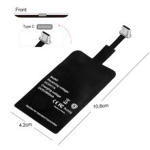 Wireless Charging Receiver Type C for iPhone6 Plus Compact 5V Power Adapter
