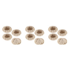 15X Rund Brot Proofing Basket Cloth Liner Sauerteig Banneton Proofing Cloth Natürliche Rattan Backteig Korb Abdeckung