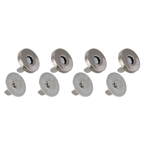 80 Sets Magnetic Button Clasp Snaps 18mm - Great for Sewing, , Purses, Bags, Clothes, Leather