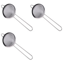 3X Cocktail Fine Strainer Stainless Steel Conical Mesh Strainer Professional Bar Tool