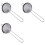 3X Cocktail Fine Strainer Stainless Steel Conical Mesh Strainer Professional Bar Tool 1