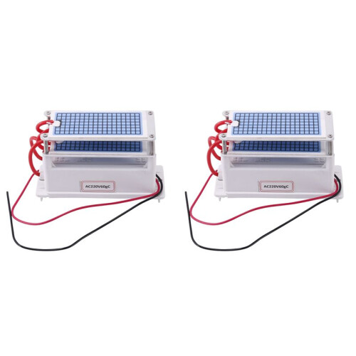 2X 60G/H Ozone Generator Air Cleaner Ozonizer Purifier Treatment Formaldehyde Remove Odor Ozone Machine 220V 1