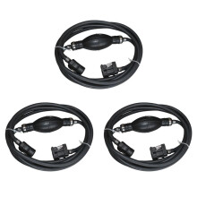 3X 300CM Boat Fuel Hose 6mm Gas Hose Connector Outboard Boat Engine Petrol Tank Connectors Kit for Motor