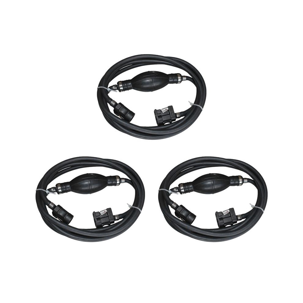 3X 300Cm Boat Fuel Hose 6Mm Gas Hose Connector Outboard Boat Engine Petrol Tank Connectors Kit For Motor 6033987365330