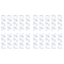 Porta Etichette per Ripiano In Filo Metallico,Clip per Etichette per Ripiano In Filo Metallico In Plastica da 120 Pezzi con Supporto per Etichette