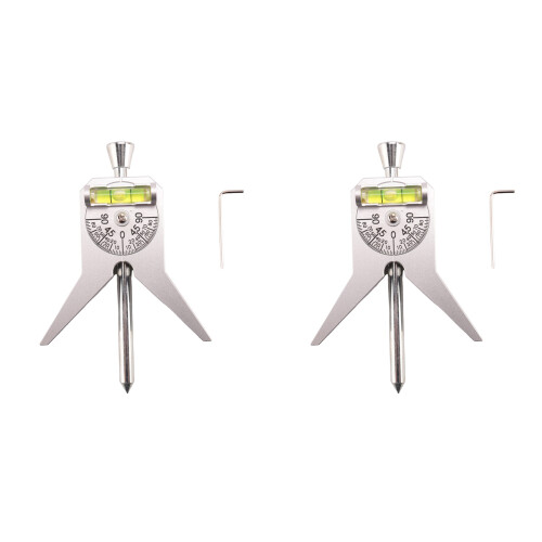2X Pipe Center Finder, Pipefitter Tools W/Centering , Pipe Fitting Tools Center Finder Tool to Measure Pipe Diameter
