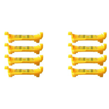 Livelle Un Bolla per Livella Un Bolla da 8 Pezzi per Livellamento, Edilizia, Muratura, Ecc. (Giallo)