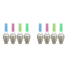 2X Lumière de Vélo Sans Batterie Vélo de Route de Montagne Lumières de Vélo LEDS Pneu Le Pneu Bouchons de Valve Roue Rayons Lumière LED BL0157