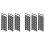 200 Pieces of Plastic Pegboard Hook Lock Pegboard Display Hook Storage Rack 1