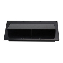 RV Caravan Exhaust Fan Low Noise Trailer Side Air Vent RV Range Hood Vent Cover Motorhome Campers Accessories Black
