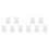 10Pcs Foam Modelling Polystyrene Foam New Polystyrene Christmas Xmas Decorations Tree Ornaments Bear 1 1