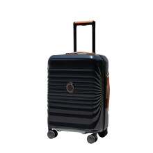 28 Inch Lightweight Luggage with USB Charging and Locking Wheels, Large Capacity Black Suitcase