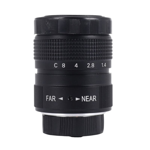 Black 25mm F1.4 CCTV Lens