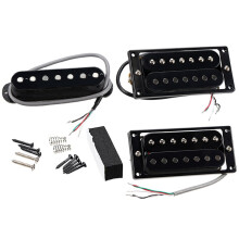 HSH Electric Guitar Humbuker Pickups Set with Alnico 5 Magnet Single Coil Pickup Replacement for ST Style Guitar