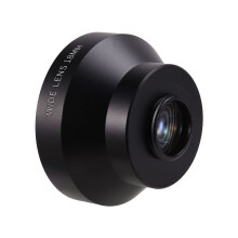 NEEWER HD 18mm Wide Angle Lens for - 100 View, 0.5X Magnification, for 17mm Threaded Clamp