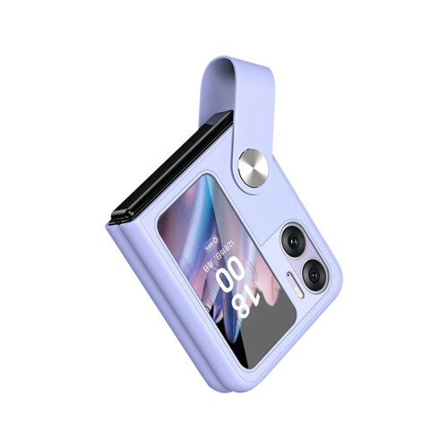 TPU Stand Cover Portable with Hand Strap Mobile Phone Shell Washable Adjustable Foldable Fall Resistant for Find N2 D