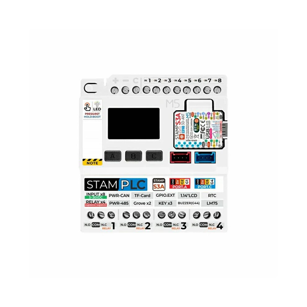 M5stamp Plc Controller Advanced M5stamps3 Module For Industrial Automation, Iot Projects, And Home Applications 6034161336221