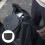 Schwarze Helmtasche Drawstring Polyester Schutzbeutel 5