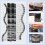 Multi-Functional Multi-Surface Pipe Profiler Tool, Multipurpose Shape Collector Shaping Tools Molding Tools 6Inch 500mm 5