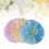 60Pièces Bonnet Jetable Douche Pe Coloré À Pois Protection 3