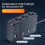 128W Car Charger Splitter Multi  PD30W Cigarette Lighter Adapter Car Cigarette Lighter Socket Splitter with 10