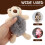 2Pièces Beige Ours Doux Élasticité Confort 4