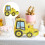 Gele Papier Pinata Graafmachine Feestdecoratie Kinderfeest 2