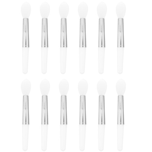 12 Stks Siliconen Lippenborstels Make-up Lippenstiftapplicators 1