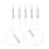 12 Stks Siliconen Lippenborstels Make-up Lippenstiftapplicators 3